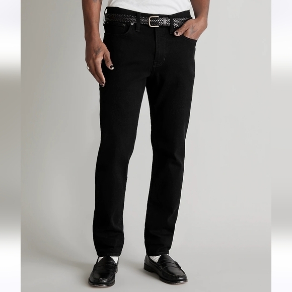 Madewell Athletic Slim Jeans: COOLMAX®‎ Denim Edition Bainhart wash 30/30 ND478 - Picture 1 of 16